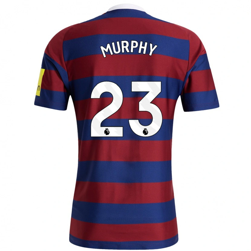 Danxen Mujer Camiseta Jacob Murphy #23 Burdeos Azul Marino 2ª Equipación 2024/25 La Camisa México