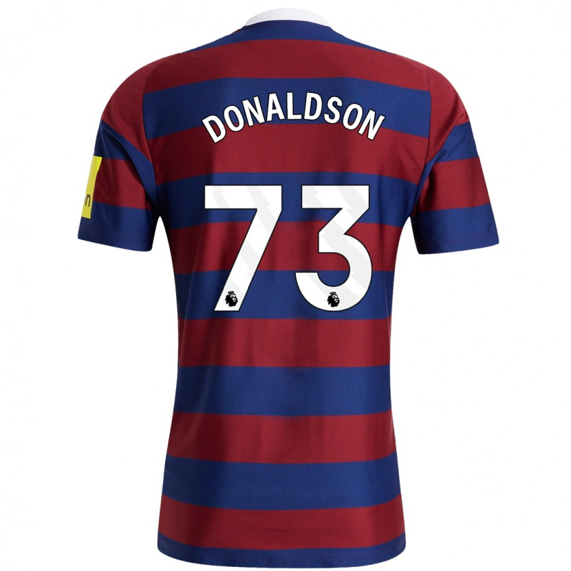 Danxen Mujer Camiseta Josh Donaldson #73 Burdeos Azul Marino 2ª Equipación 2024/25 La Camisa México