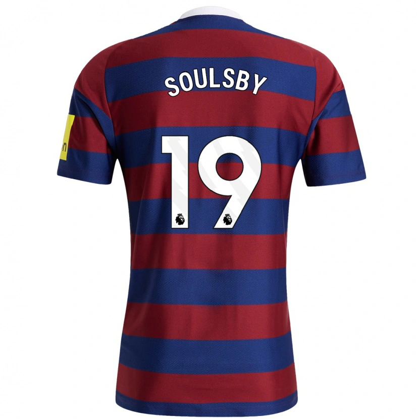 Danxen Mujer Camiseta Anna Soulsby #19 Burdeos Azul Marino 2ª Equipación 2024/25 La Camisa México
