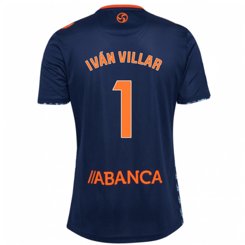 Danxen Mujer Camiseta Iván Villar #1 Azul Marino 2ª Equipación 2024/25 La Camisa México