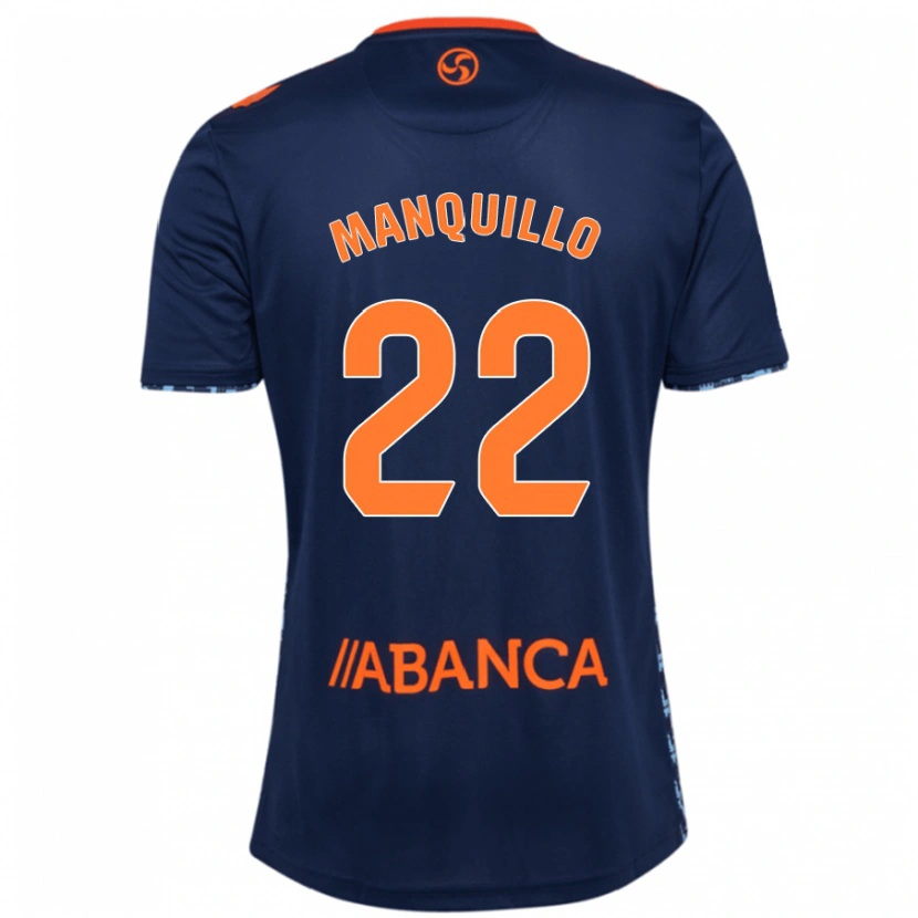 Danxen Mujer Camiseta Javier Manquillo #22 Azul Marino 2ª Equipación 2024/25 La Camisa México