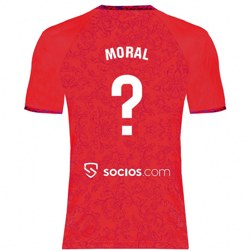 Danxen Mujer Camiseta Lucía Moral #0 Rojo 2ª Equipación 2024/25 La Camisa México