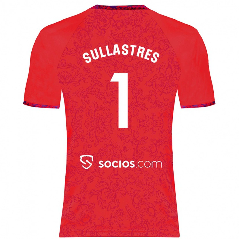 Danxen Mujer Camiseta Esther Sullastres #1 Rojo 2ª Equipación 2024/25 La Camisa México