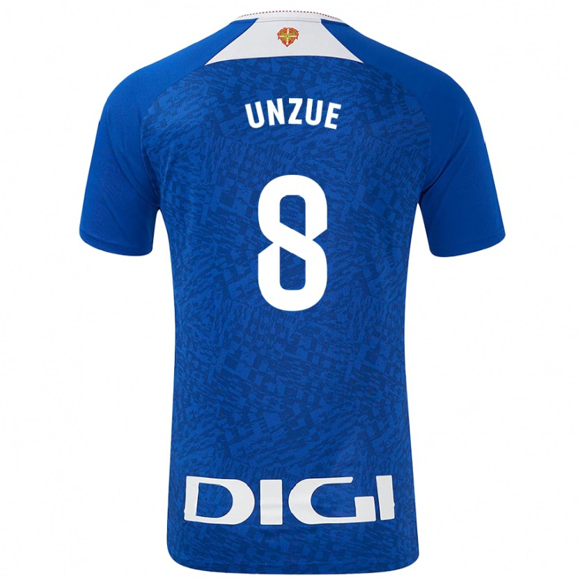 Danxen Mujer Camiseta Marta Unzué #8 Azul Real 2ª Equipación 2024/25 La Camisa México