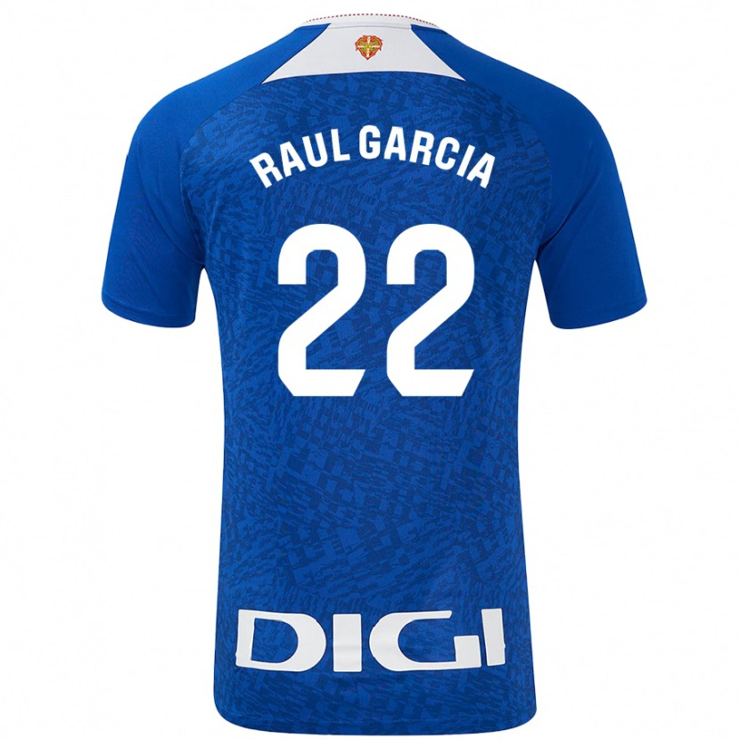 Danxen Mujer Camiseta Raúl García #22 Azul Real 2ª Equipación 2024/25 La Camisa México