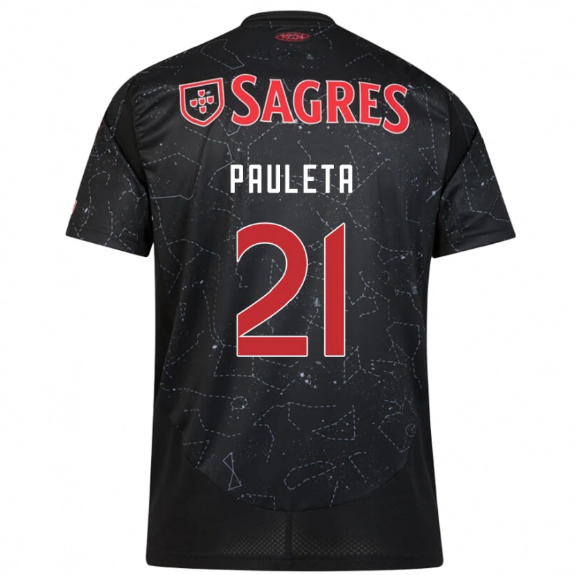 Danxen Mujer Camiseta Pauleta #21 Negro Rojo 2ª Equipación 2024/25 La Camisa México