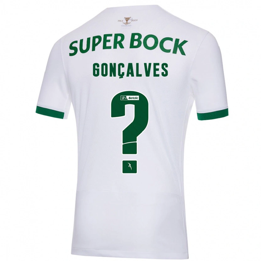 Danxen Mujer Camiseta Flávio Gonçalves #0 Blanco Verde 2ª Equipación 2024/25 La Camisa México