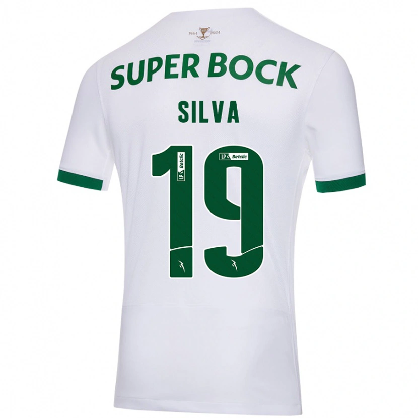 Danxen Mujer Camiseta Diana Silva #19 Blanco Verde 2ª Equipación 2024/25 La Camisa México