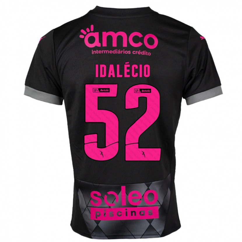 Danxen Mujer Camiseta Idalécio #52 Negro Rosa 2ª Equipación 2024/25 La Camisa México