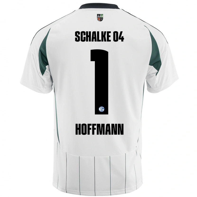 Danxen Mujer Camiseta Ron-Thorben Hoffmann #1 Blanco Verde 2ª Equipación 2024/25 La Camisa México