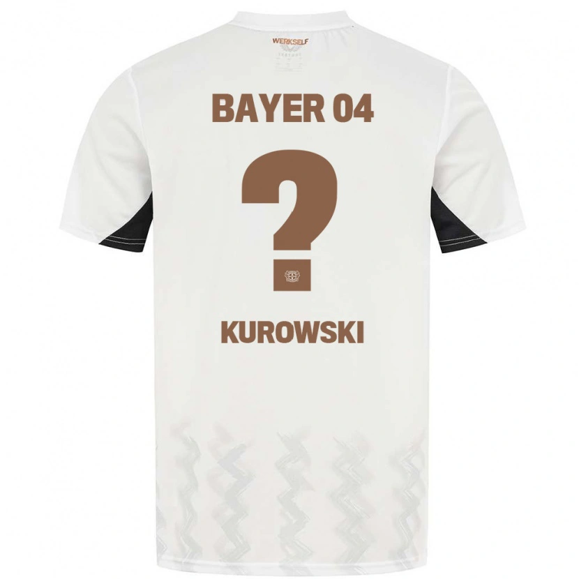 Danxen Mujer Camiseta Julien Kurowski #0 Blanco Negro 2ª Equipación 2024/25 La Camisa México