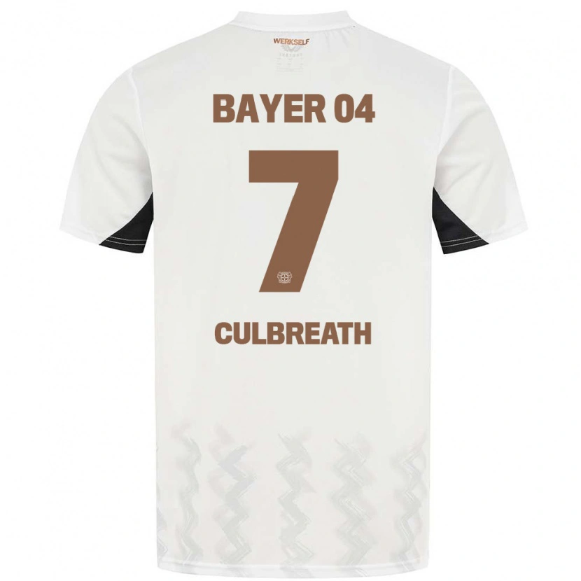 Danxen Mujer Camiseta Montrell Culbreath #7 Blanco Negro 2ª Equipación 2024/25 La Camisa México