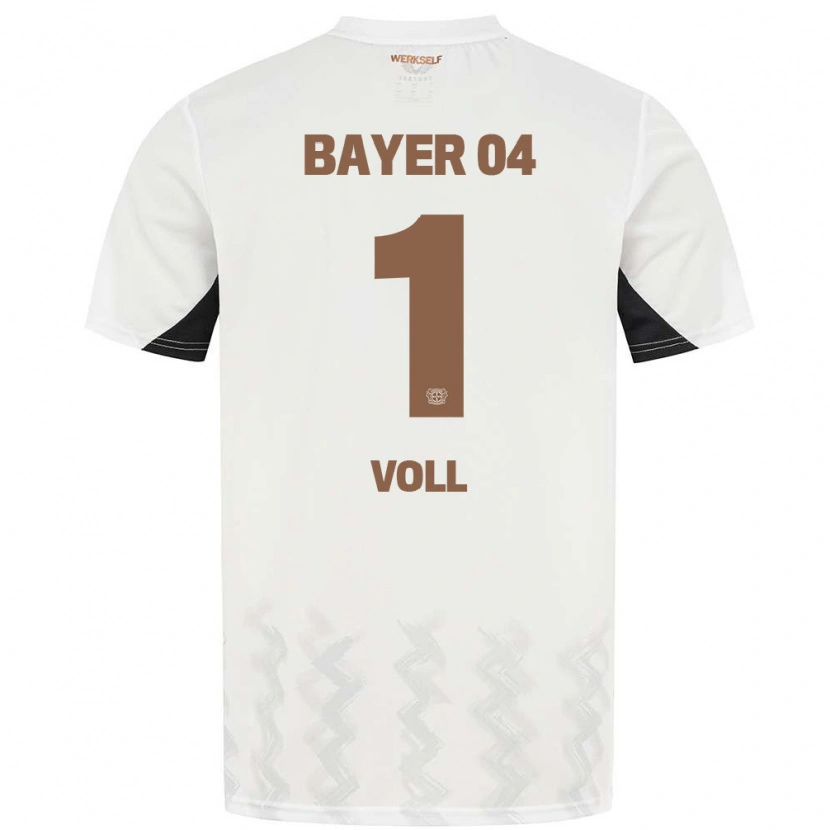 Danxen Mujer Camiseta Charlotte Voll #1 Blanco Negro 2ª Equipación 2024/25 La Camisa México