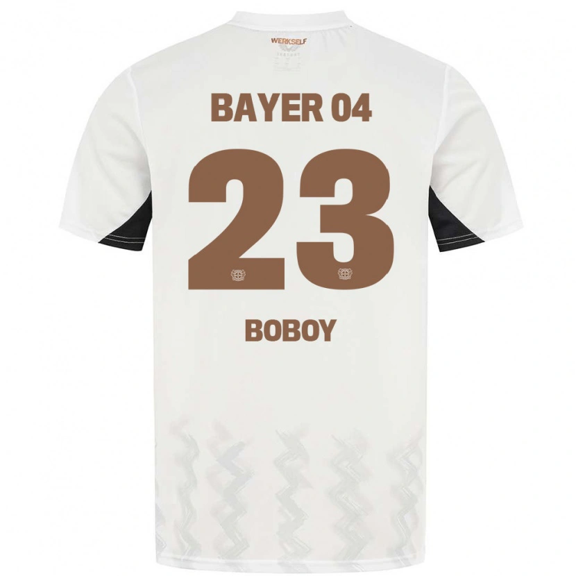 Danxen Mujer Camiseta Delice Boboy #23 Blanco Negro 2ª Equipación 2024/25 La Camisa México