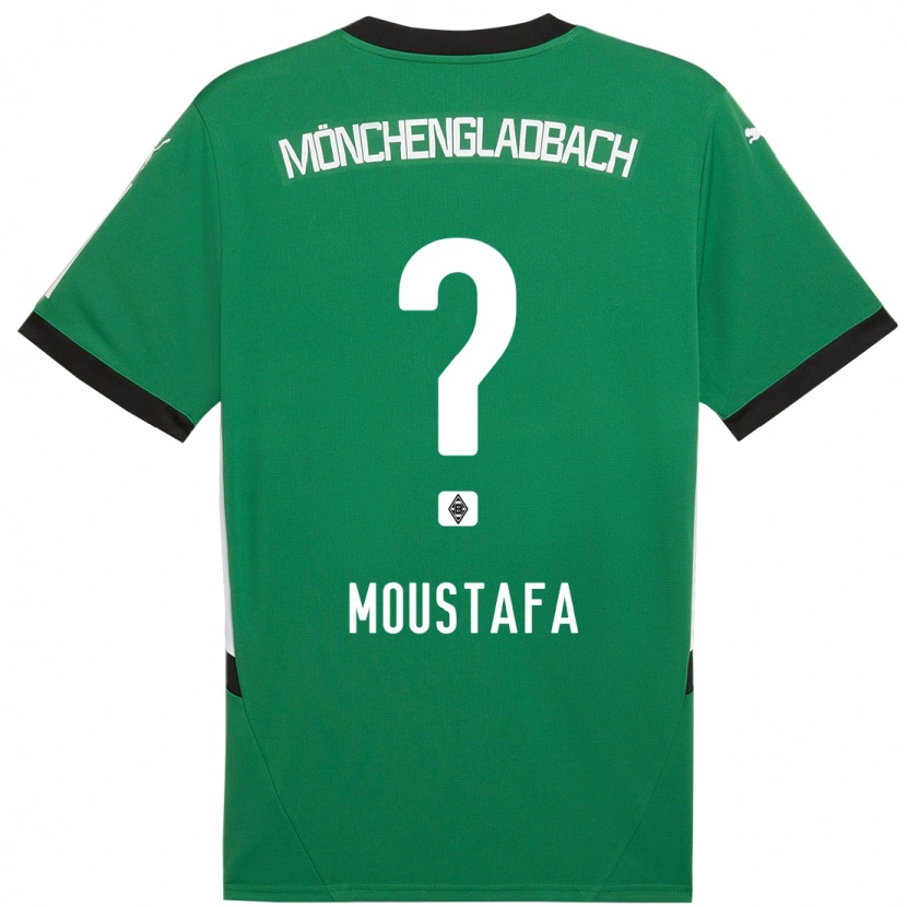 Danxen Mujer Camiseta Seif Moustafa #0 Verde Blanco 2ª Equipación 2024/25 La Camisa México