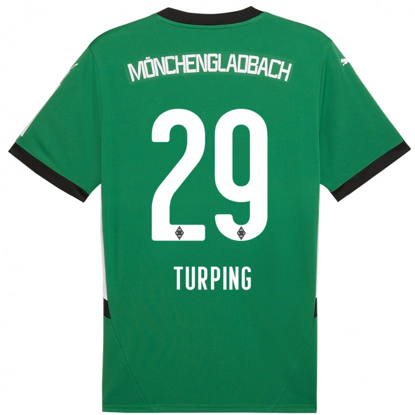 Danxen Mujer Camiseta Selim Turping #29 Verde Blanco 2ª Equipación 2024/25 La Camisa México