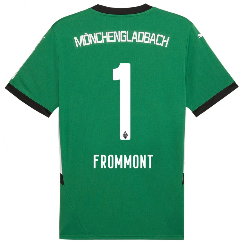 Danxen Mujer Camiseta Romina Frommont #1 Verde Blanco 2ª Equipación 2024/25 La Camisa México