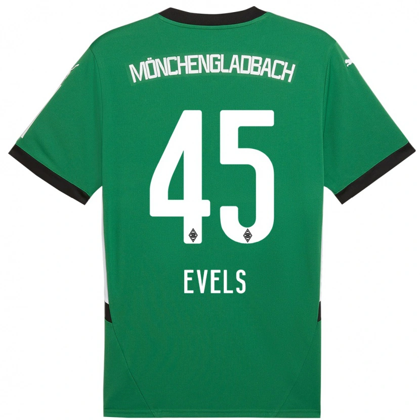 Danxen Mujer Camiseta Emily Evels #45 Verde Blanco 2ª Equipación 2024/25 La Camisa México