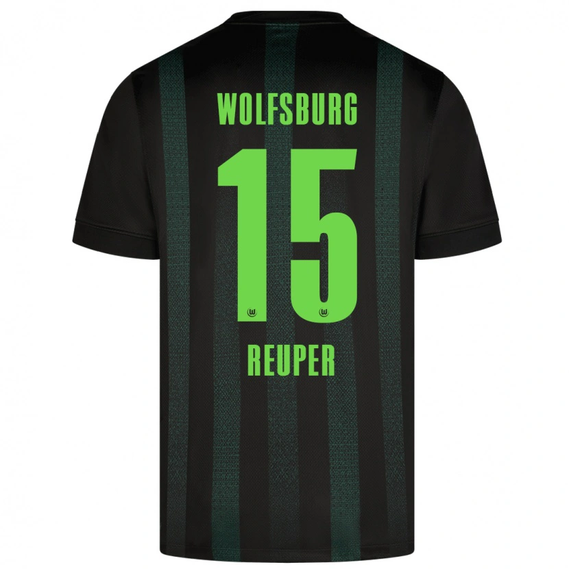 Danxen Mujer Camiseta Tim Reuper #15 Verde Oscuro 2ª Equipación 2024/25 La Camisa México