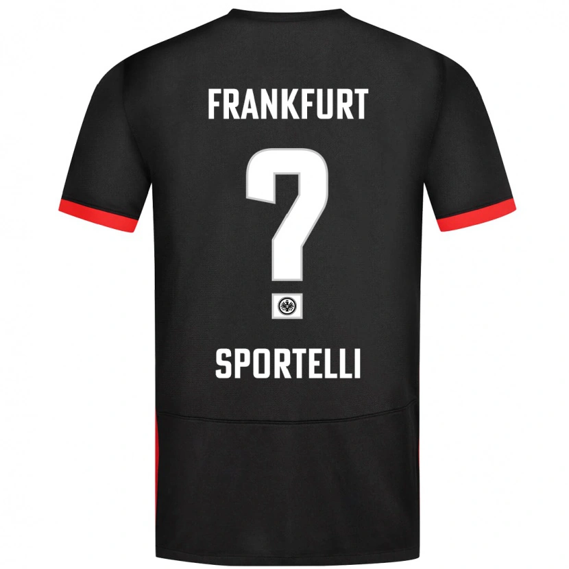Danxen Mujer Camiseta Flavio Sportelli #0 Negro 2ª Equipación 2024/25 La Camisa México