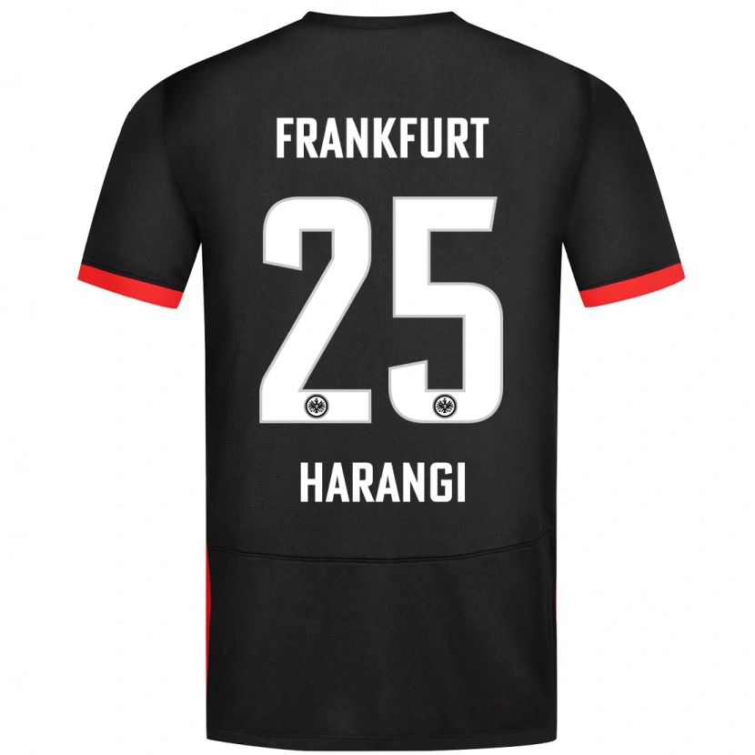 Danxen Mujer Camiseta Aiden Harangi #25 Negro 2ª Equipación 2024/25 La Camisa México