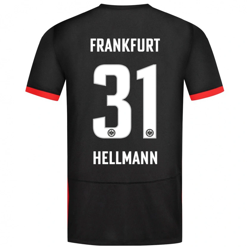 Danxen Mujer Camiseta Melvin Hellmann #31 Negro 2ª Equipación 2024/25 La Camisa México