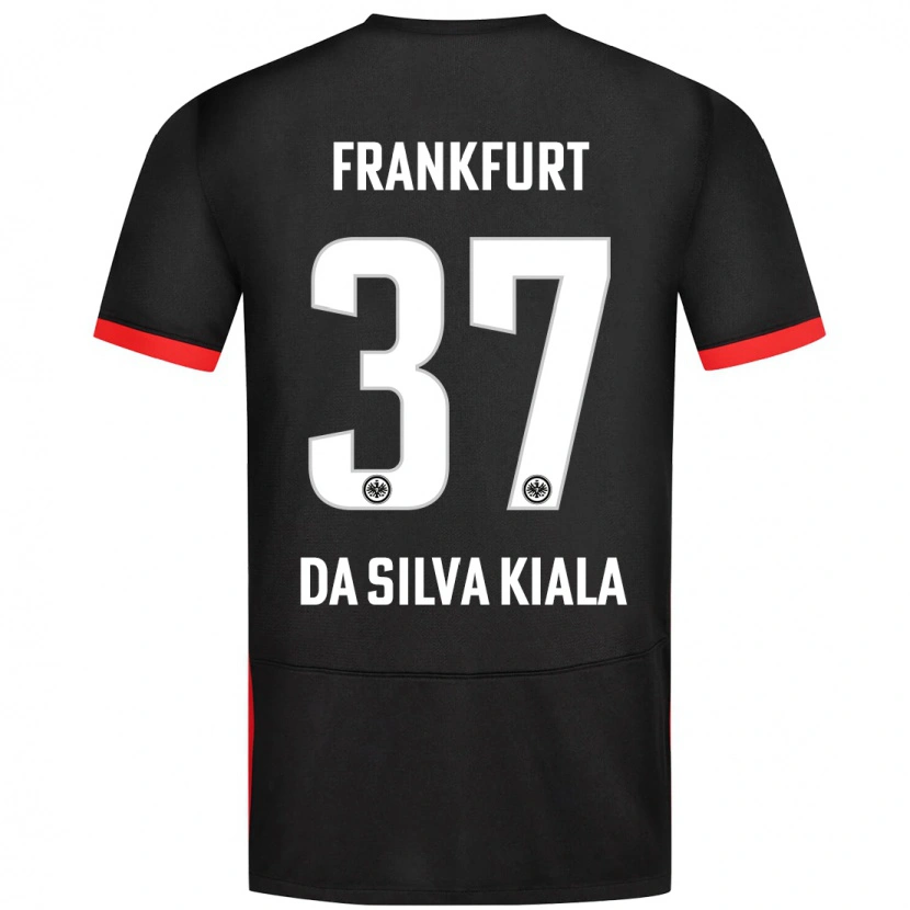 Danxen Mujer Camiseta Joel Da Silva Kiala #37 Negro 2ª Equipación 2024/25 La Camisa México