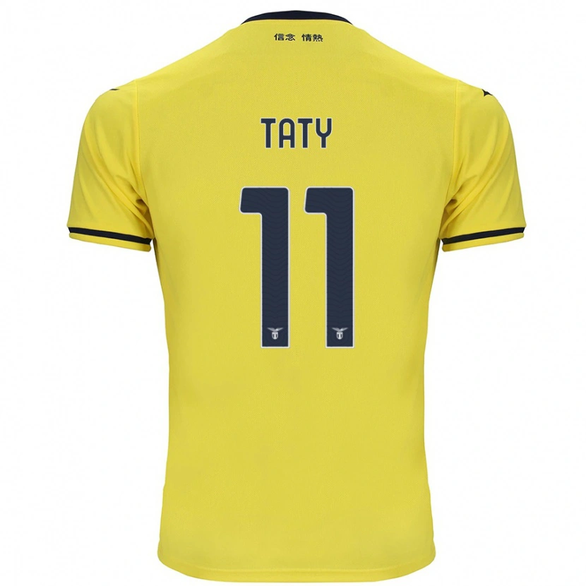 Danxen Mujer Camiseta Taty Castellanos #11 Amarillo 2ª Equipación 2024/25 La Camisa México