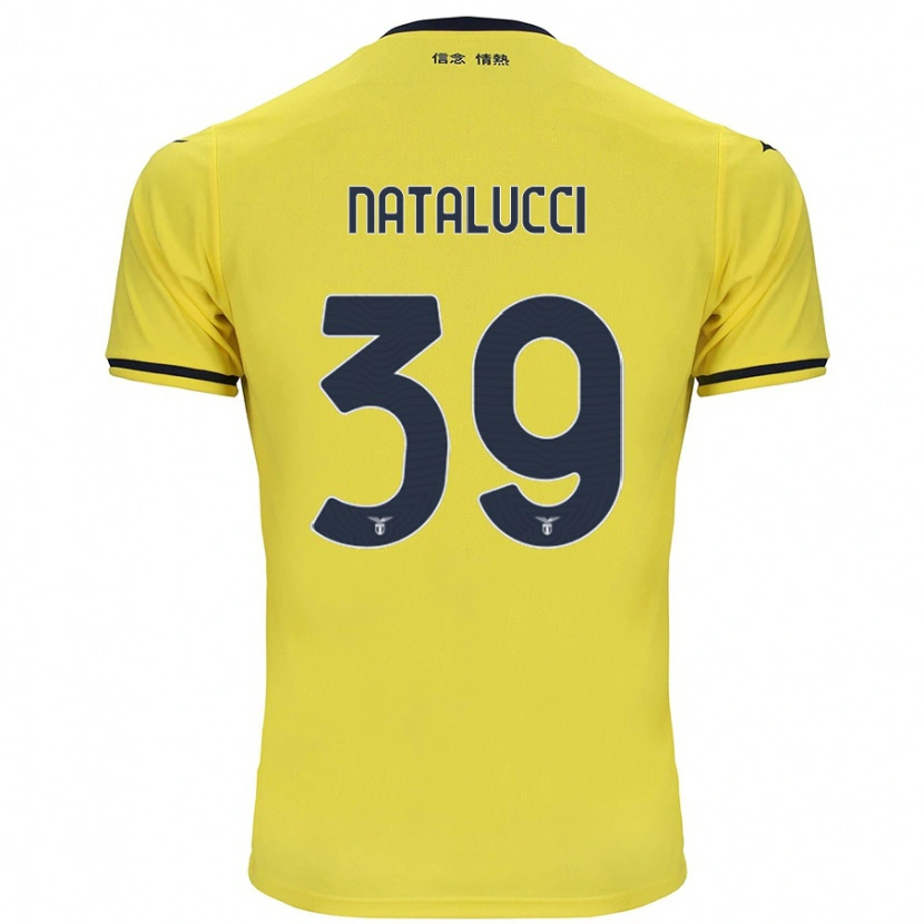 Danxen Mujer Camiseta Serena Natalucci #39 Amarillo 2ª Equipación 2024/25 La Camisa México