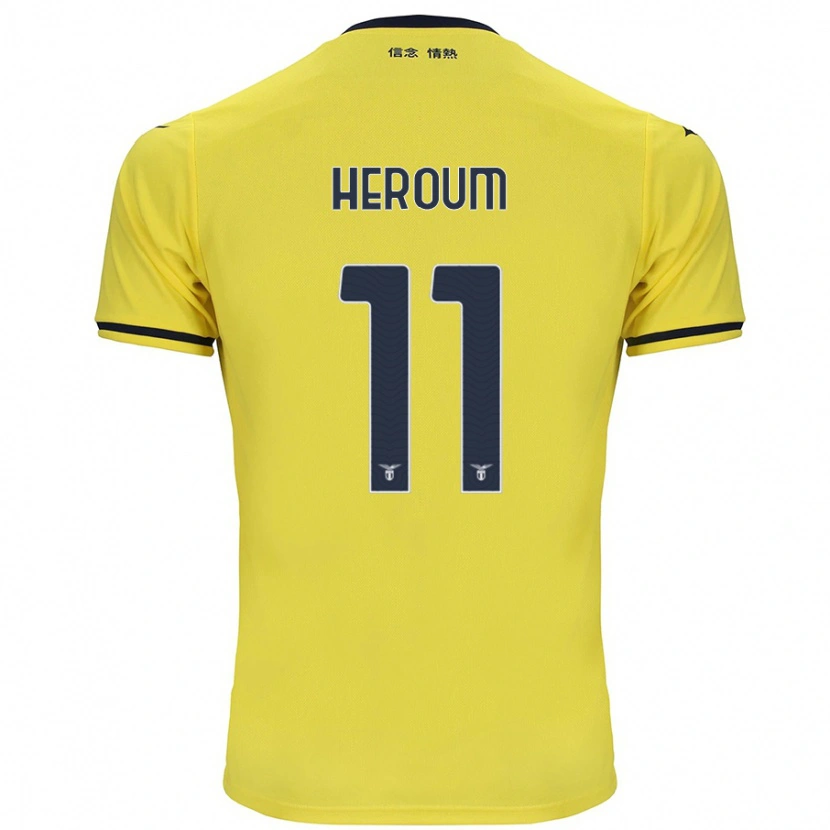 Danxen Mujer Camiseta Nora Heroum #11 Amarillo 2ª Equipación 2024/25 La Camisa México