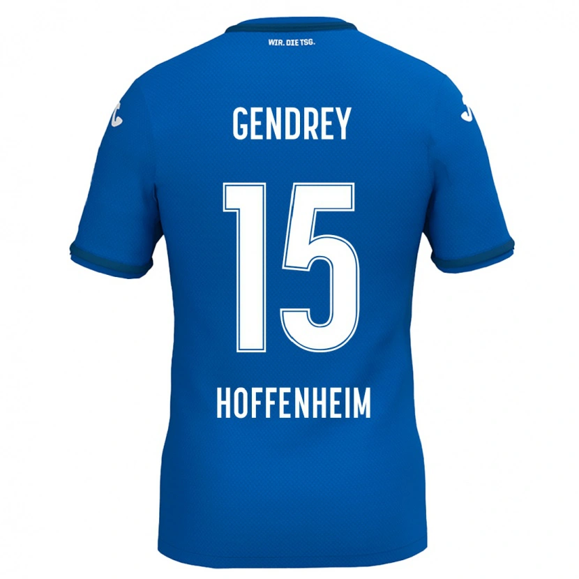 Danxen Mujer Camiseta Valentin Gendrey #15 Amarillo Rojo 1ª Equipación 2024/25 La Camisa México