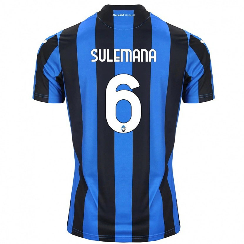Danxen Niño Camiseta Ibrahim Sulemana #6 Azul Negro 1ª Equipación 2024/25 La Camisa México