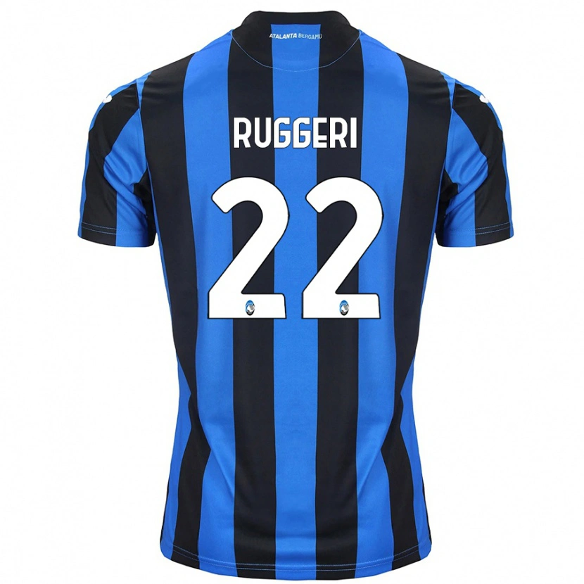 Danxen Niño Camiseta Matteo Ruggeri #22 Azul Negro 1ª Equipación 2024/25 La Camisa México