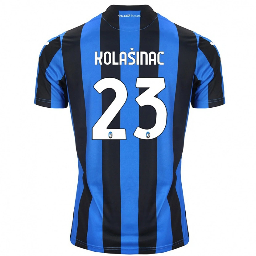 Danxen Niño Camiseta Sead Kolasinac #23 Azul Negro 1ª Equipación 2024/25 La Camisa México