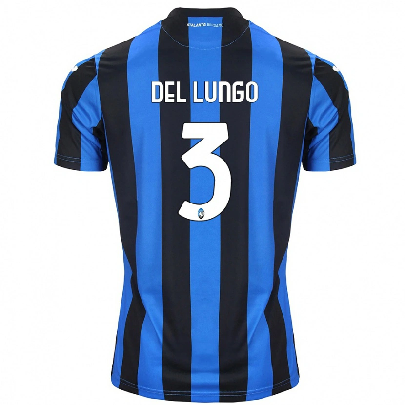 Danxen Niño Camiseta Tommaso Del Lungo #3 Azul Negro 1ª Equipación 2024/25 La Camisa México