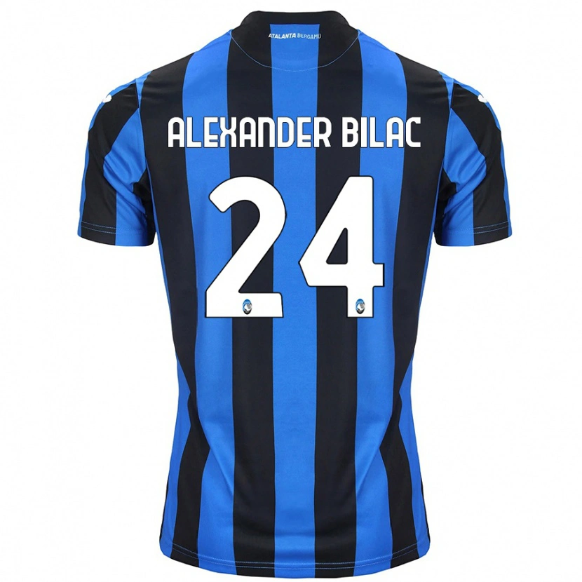 Danxen Niño Camiseta Max Alexander Bilac #24 Azul Negro 1ª Equipación 2024/25 La Camisa México