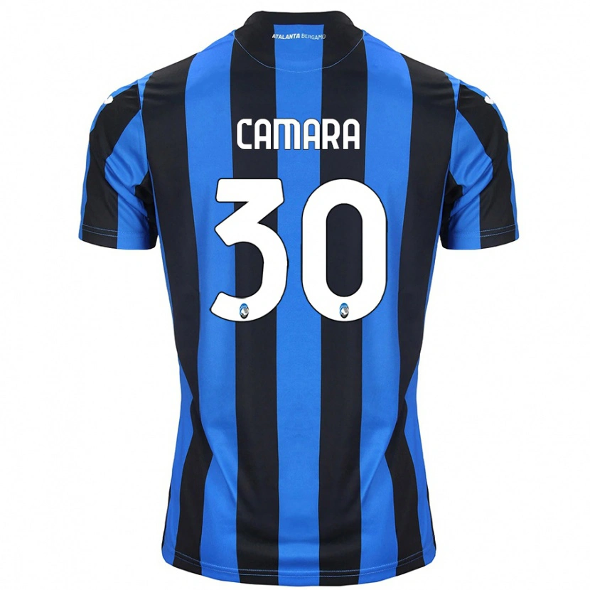 Danxen Niño Camiseta Henry Camara #30 Azul Negro 1ª Equipación 2024/25 La Camisa México