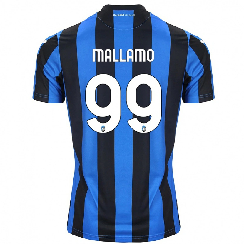 Danxen Niño Camiseta Alessandro Mallamo #99 Azul Negro 1ª Equipación 2024/25 La Camisa México