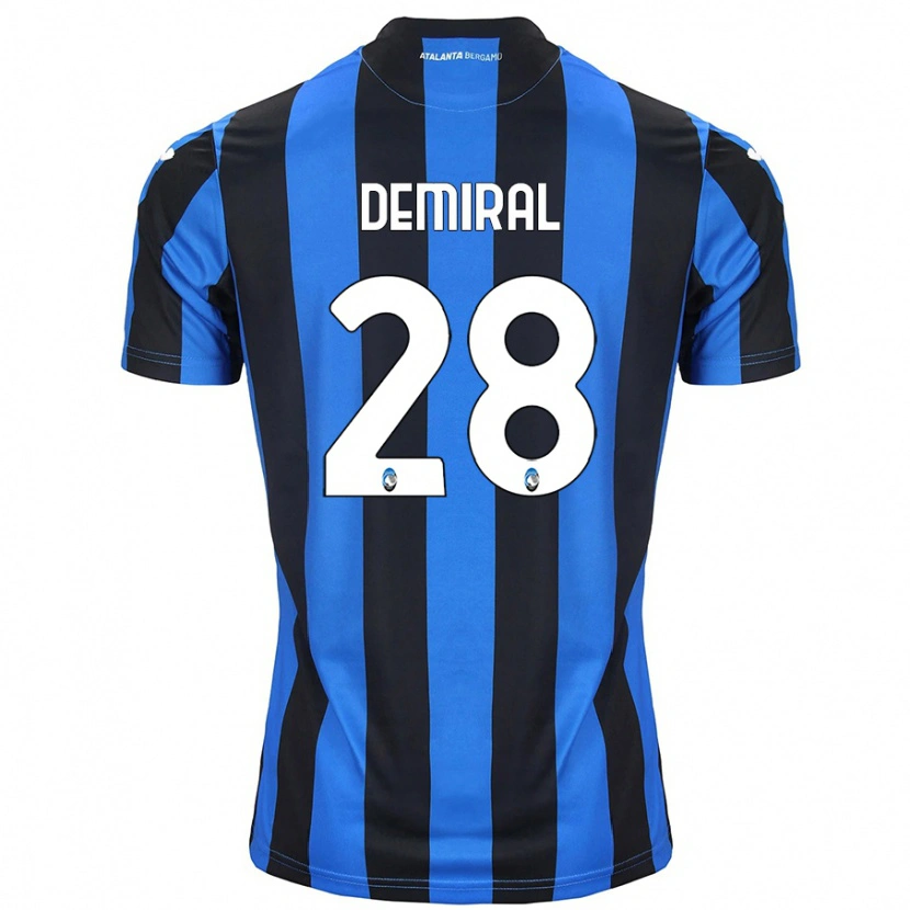 Danxen Niño Camiseta Merih Demiral #28 Azul Negro 1ª Equipación 2024/25 La Camisa México