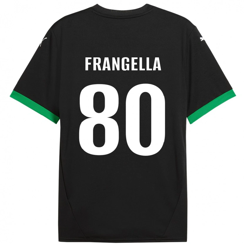 Danxen Niño Camiseta Christian Frangella #80 Negro Verde Oscuro 1ª Equipación 2024/25 La Camisa México