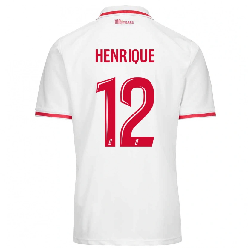 Danxen Niño Camiseta Caio Henrique #12 Blanco Rojo 1ª Equipación 2024/25 La Camisa México