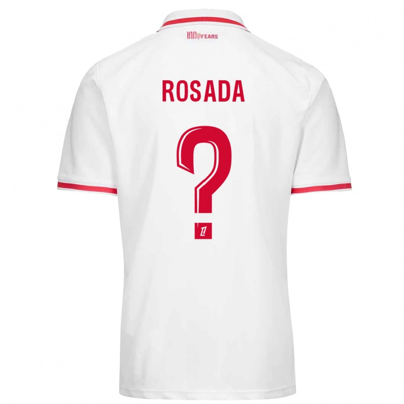 Danxen Niño Camiseta Riley Rosada #0 Blanco Rojo 1ª Equipación 2024/25 La Camisa México