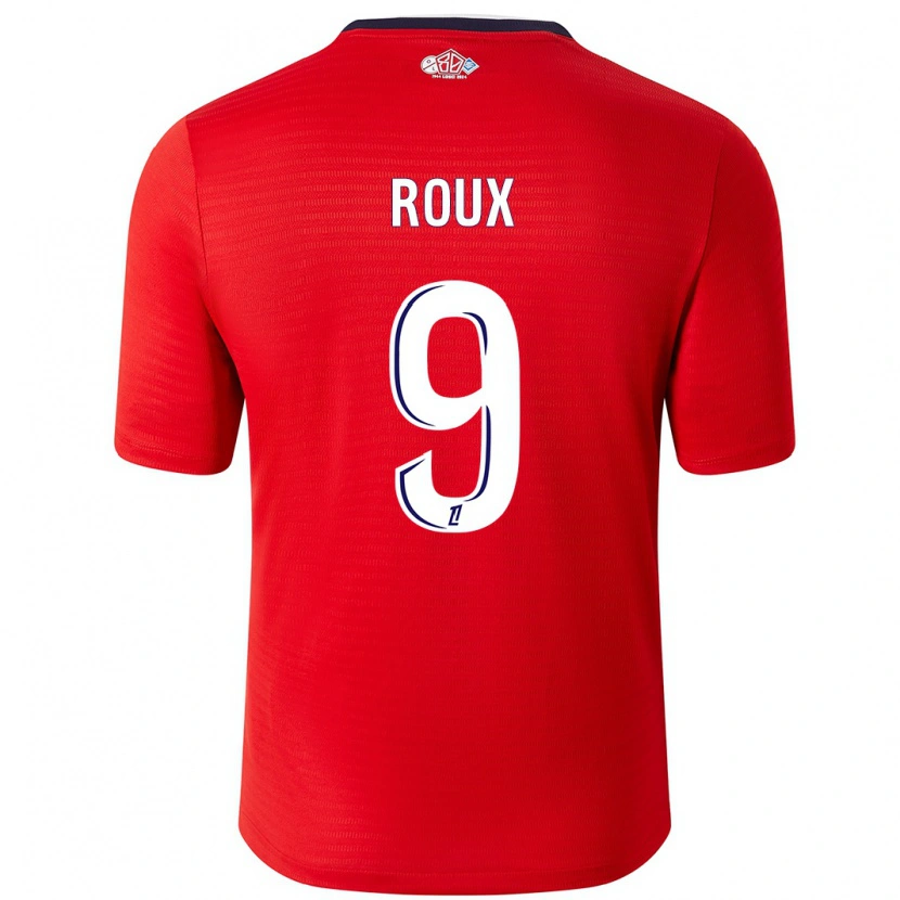 Danxen Niño Camiseta Danielle Roux #9 Rojo Blanco 1ª Equipación 2024/25 La Camisa México