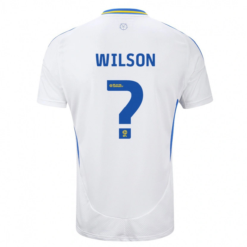 Danxen Niño Camiseta Marley Wilson #0 Blanco Azul 1ª Equipación 2024/25 La Camisa México