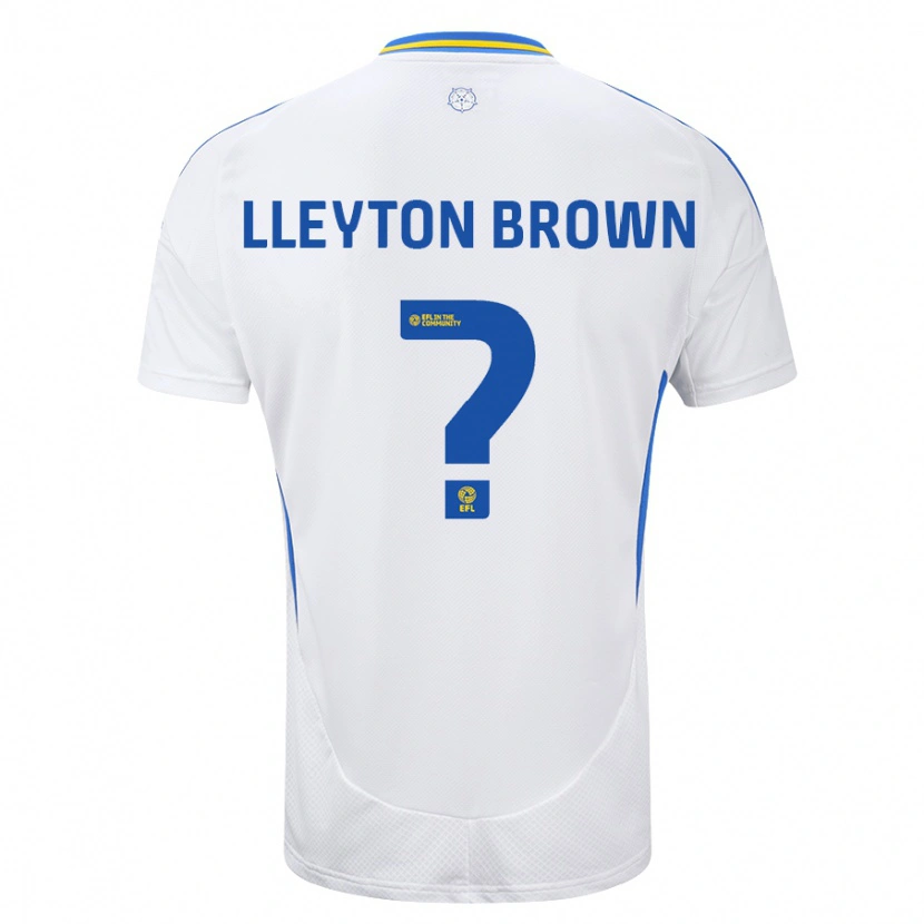 Danxen Niño Camiseta Lleyton Brown #0 Blanco Azul 1ª Equipación 2024/25 La Camisa México