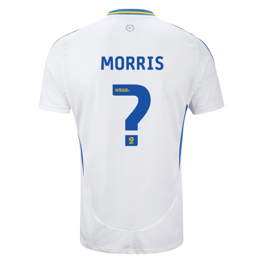 Danxen Niño Camiseta Jack Morris #0 Blanco Azul 1ª Equipación 2024/25 La Camisa México
