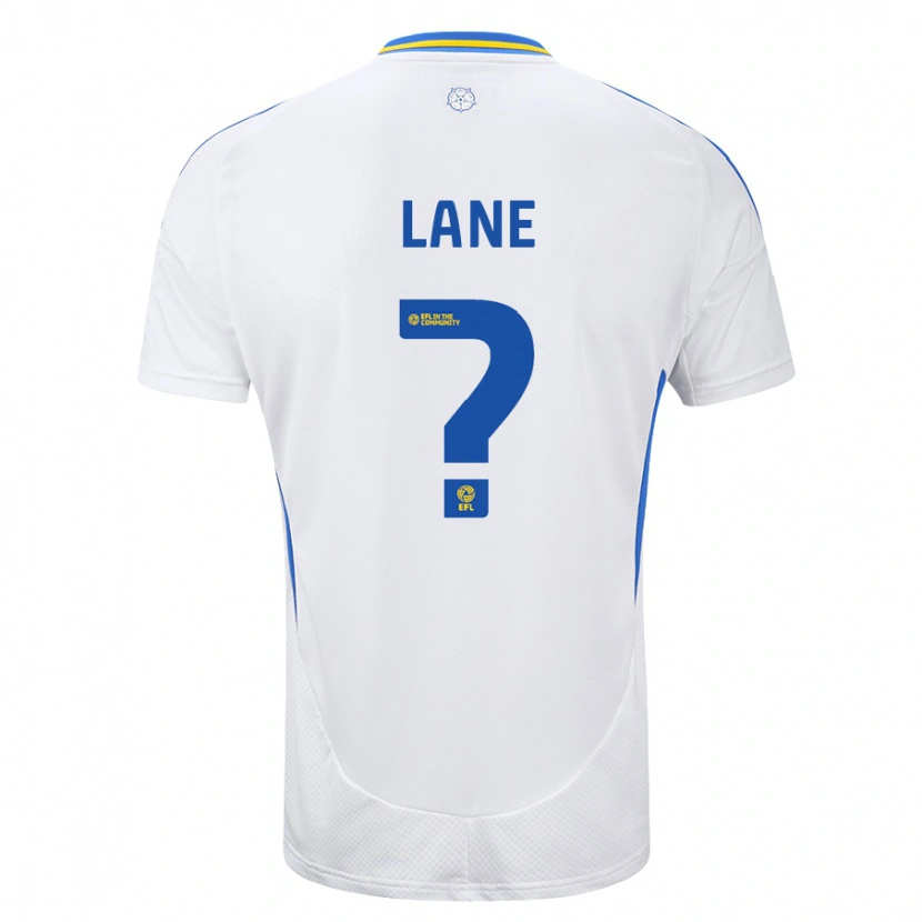 Danxen Niño Camiseta Freddie Lane #0 Blanco Azul 1ª Equipación 2024/25 La Camisa México