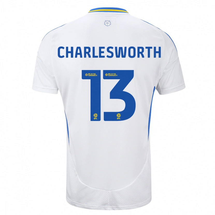 Danxen Niño Camiseta Millie Robshaw-Charlesworth #13 Blanco Azul 1ª Equipación 2024/25 La Camisa México