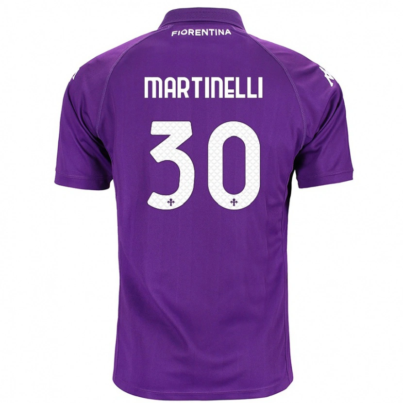 Danxen Niño Camiseta Tommaso Martinelli #30 Morado 1ª Equipación 2024/25 La Camisa México