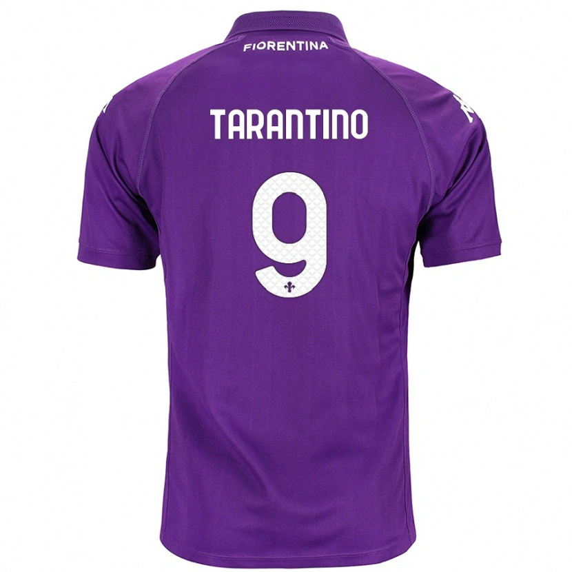 Danxen Niño Camiseta Jacopo Tarantino #9 Morado 1ª Equipación 2024/25 La Camisa México